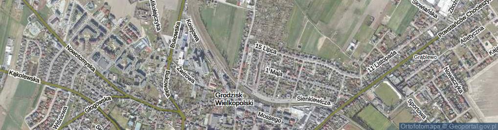 Zdjęcie satelitarne Strzelecka ul.